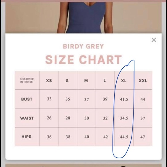 Slate blue bridesmaid dress - Picture 3 of 4